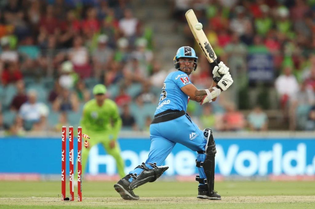 Runs from Fours & Sixes in the BBL