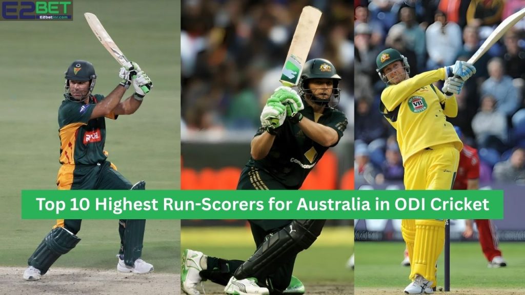 Highest Run-Scorers for Australia in ODI Cricket