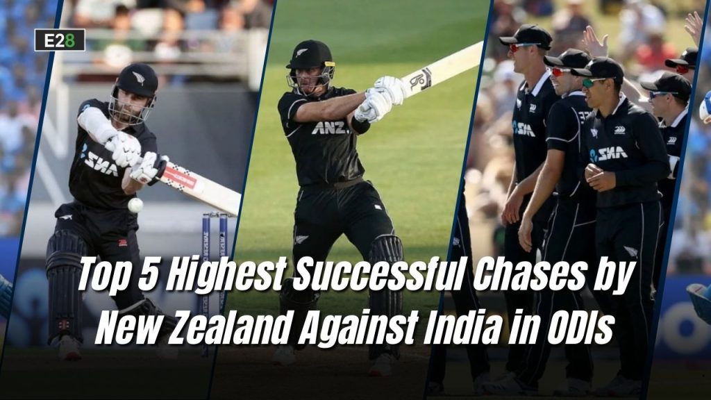 Highest Successful Chases by New Zealand Against India in ODIs