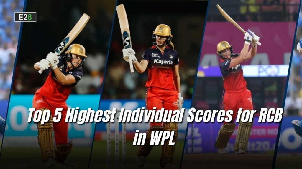 Highest Individual Scores for RCB in WPL